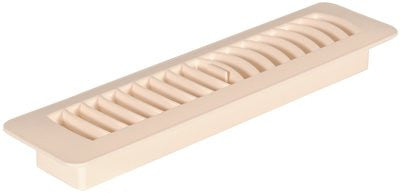 Imperial&trade; Plastic Floor - Ceiling Register, 2-1-4x12 In., Almond