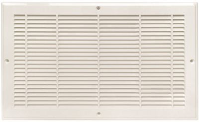 Imperial&trade; Plastic Baseboard Return Air Grille, 12x6 In., White, 10 Grilles Per Case