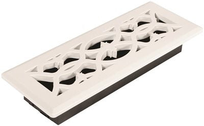 Imperial&trade; Victorian Floor Register, 3x10 In., White, 6 Registers Per Case