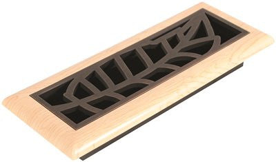 Imperial&trade; Rain Forest Floor Register, 3x10 In., Oil-rubbed Bronze - Maple, 6 Registers Per Case