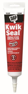 Dap&reg; Kwik Seal Tub And Tile Adhesive Caulk 5.5 Oz., Clear