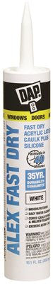 Alex Fast Dry Acyrlic Latex Caulk, Indoor-outdoor