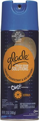 Glade Tough Odor Solutions Surface Refreshing Citrus 12 Oz