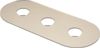 3-handle Bathtub And Shower Cover Plate, 1-8"