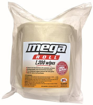 Gym Wipes Mega Roll Refill 1200 Count