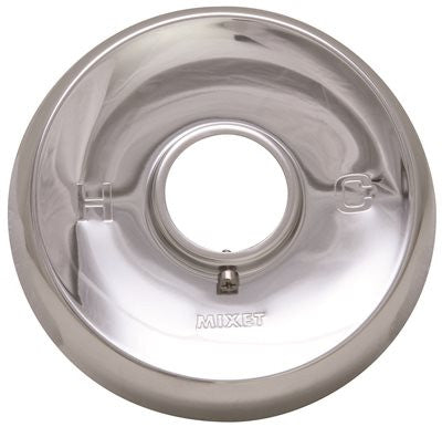 Mixet Escutcheon Plate, 4-1-2", Chrome