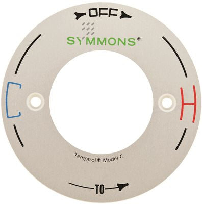 Symmons Escutcheon Dial Plate, Model Incin