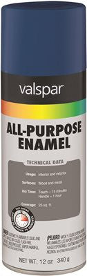 Gloss Blue Industrial All Purpose Enamel, 12 Fl Oz