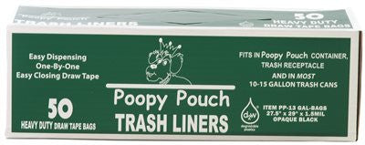 Poopy Pouch 13 Gal. Trash Bags For Pet Waste Station Receptacles