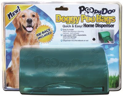 Poopy Doo&reg; Dog Waste Bag Dispenser With 100-bag Roll