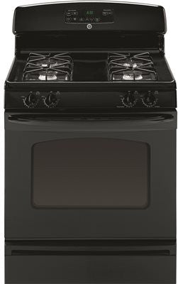 Ge&reg; 30-inch 5 Cu.ft. Free-standing Gas Range, Black