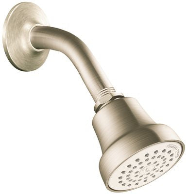 Cleveland Faucet Group Shower Head Arm And Flange Brushed Nickel Water Saving 1.75 Gpm