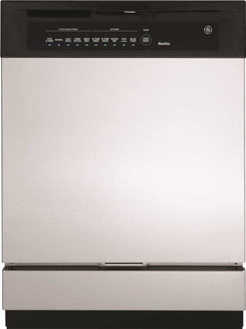 Ge&reg; Built-in 24-inch Dishwasher, Stainless Steel, 5 Cycles - 5 Options