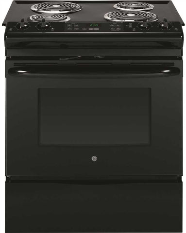 Ge&reg; 30-inch Electric Range Slide-in Black