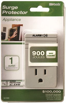 Coleman Cable 1 Outlet Appliance Surge Protector