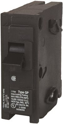 Siemens Q125 Circuit Breaker, 25 Amp, 1 Pole, 120 Volt