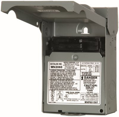 Siemens Wn2060u Non-fused Ac Disconnect, 60 Amp