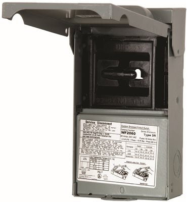 Siemens Wf2060u Fusible Ac Disconnect, 60 Amp