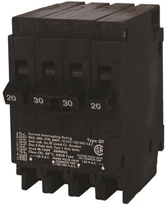 Murray Mp23020 Circuit Breaker, One 30 Amp Double Pole, Two 20 Amp Single Poles