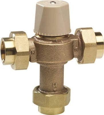 Chicago Faucets Ecast&reg; Thermostatic Mixing Valve With Check Valves And Filter Screens To Protect Against Scaulding, Lead Free