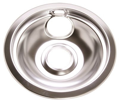 Electric Range Drip Pan Fits Ge&reg; Hotpoint&reg; #wb31m1, Chrome, 6"