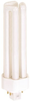 Satco Tri-tube Compact Fluorescent Lamp Tri-tube, 42 Watt, 3000k, 82 Cri, Gx24q-4, 120 Volt