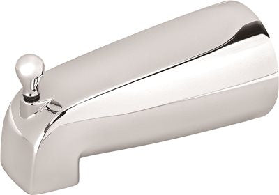 Slip-on Bathtub Spout With Pull-up Diverter, Chrome