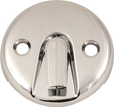 Bath Drain With Trip Lever Face Plate Brushed Nickel