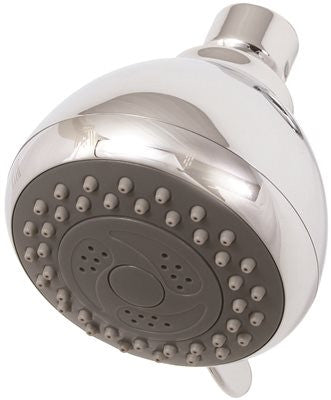 Premier Shower Head Chrome Abs Body Brass Ball Joint, 2.5 Gpm