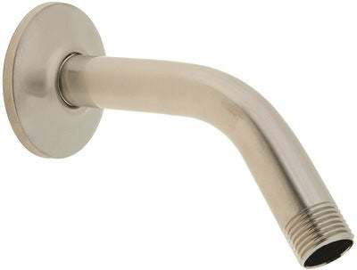 Proplus Shower Arms With Flange 6", Brushed Nickel