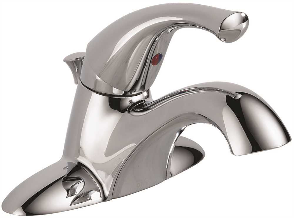 Lead-free Delta&reg; Bathroom Faucet With Metal Pop-up And Single-lever Handle, Chrome Finish