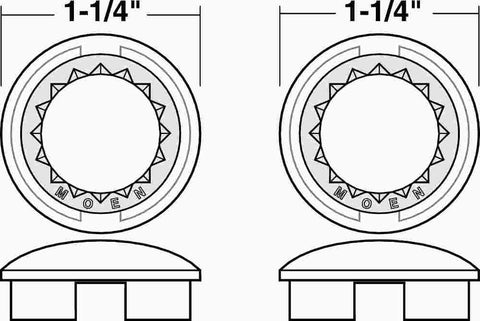 Moen Chateau Hot And Cold Buttons