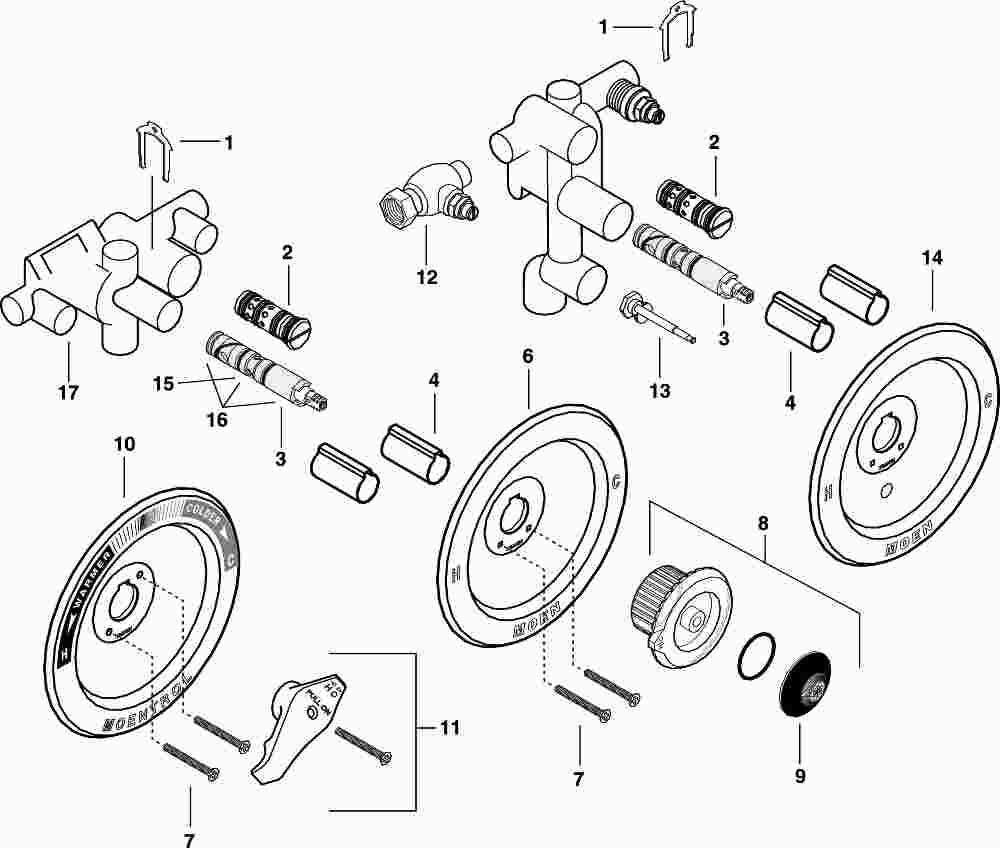 Moen Escutcheon Screws Chrome Plated