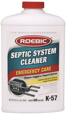 Roebic&reg; Bacterial Septic Tank And Cesspool Treatment, Quart