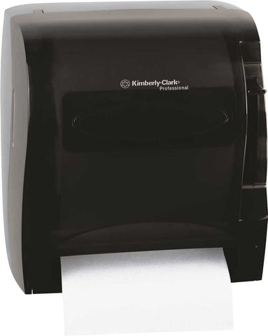 Lev-r-matic&reg; Towel Dispenser Hardwound Roll Smoke