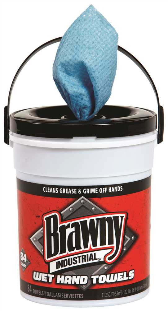 Brawny Industrial&reg; Hand Towel Wet Blue 84-count Pail 6