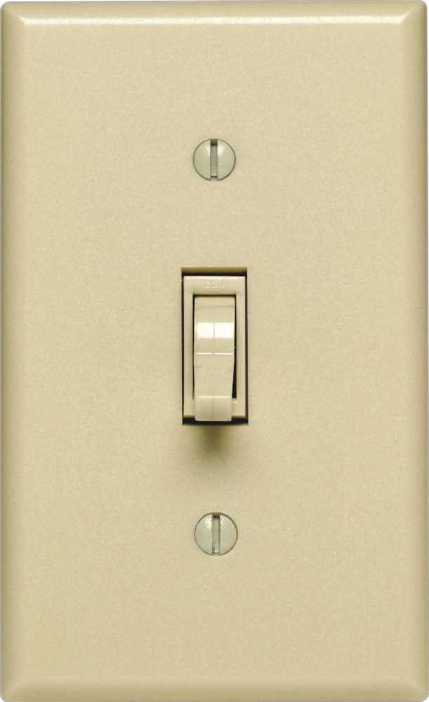 Leviton Toggle Light Dimmer, 600 Watt, 120 Volt, Single Pole, Ivory