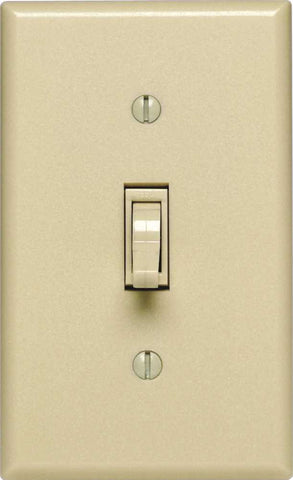 Leviton Toggle Light Dimmer, 600 Watt, 120 Volt, Single Pole, Ivory