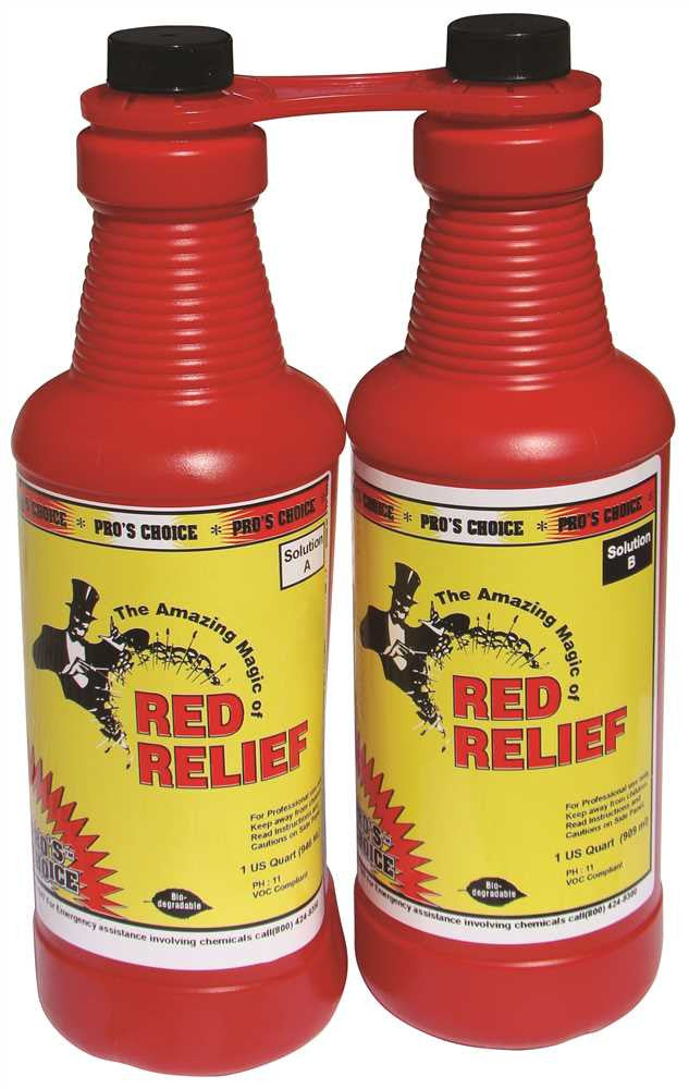 Red Relief, Quart Size, Pack Of 2 Bottles