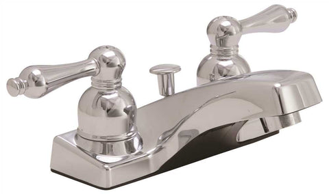 Concord Bathroom Faucet, Two Handle With Abs Pop Up, Chrome, Lead Free