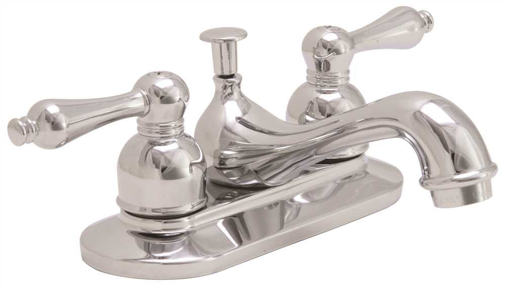 Ashbury Bathroom Faucet, Two Handle With Pop Up, Chrome, Lead Free