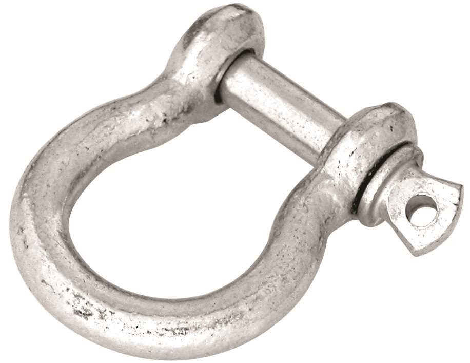 Anchor Shackle, Zinc, 1-2 In., 1 Per Card