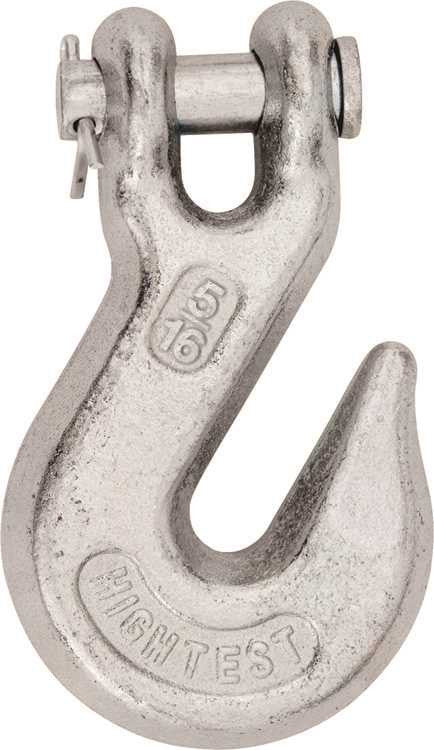 Grab Hook, Clevis, 5-16 In.