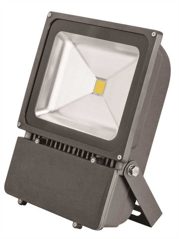 Monument Led Floodlight With Aluminum Housing, Bronze, 9-3-16x11-3-16x5-3-16 In., 1 80-watt Lamp (included)