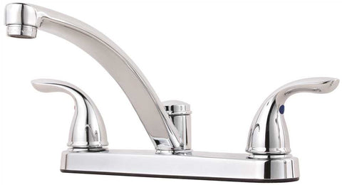 Price Pfister Two Handle Kitchen Faucet, Chrome