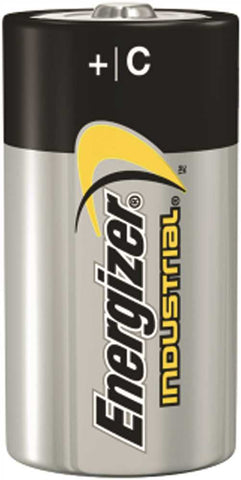 Energizer Industrial Battery C Alkaline, 12 Pack