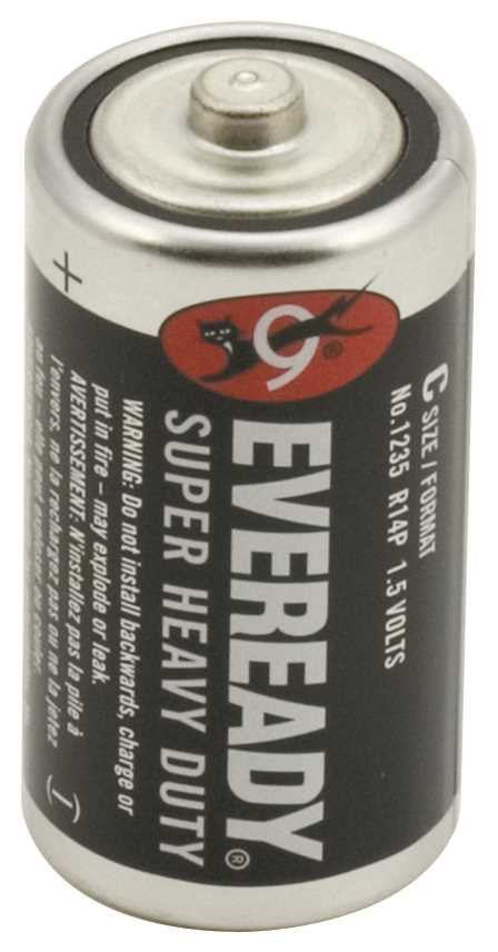 Eveready Heavy-duty Battery C, 12 Pack