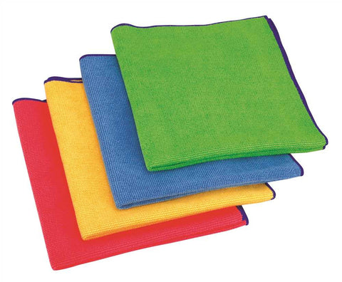 Appeal&reg; Antimicrobial Microfiber Cloth, Green, 16x16 In., 24 Cloths Per Box