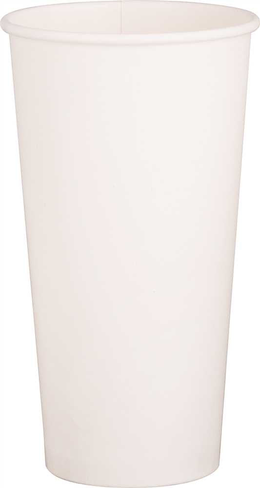 Renown&reg; Single-sided Pe-lined Paper Hot Drink Cups, White, 20 Oz., 1,000 Per Case