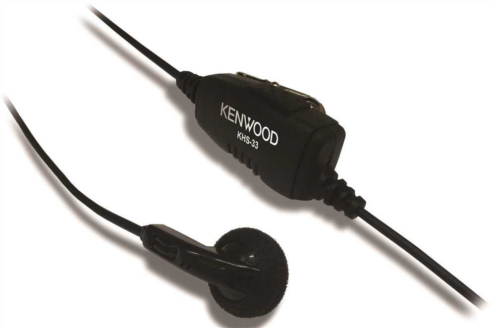 Kenwood Earbud Headset With In-line Microphone For Pkt-23